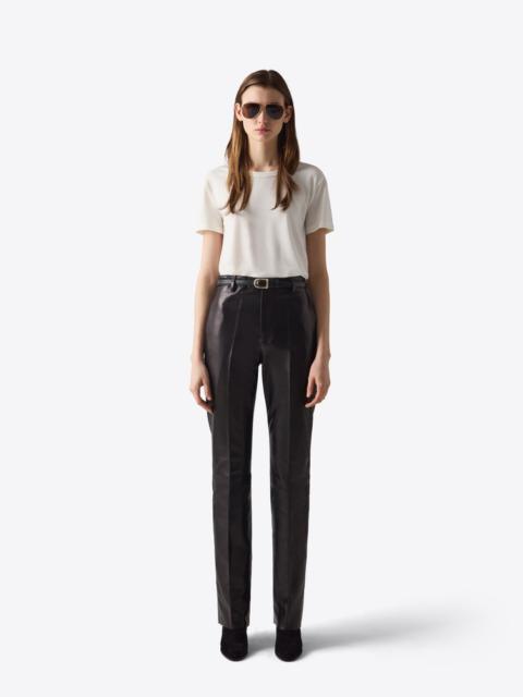 LEATHER TROUSER 78 BLACK