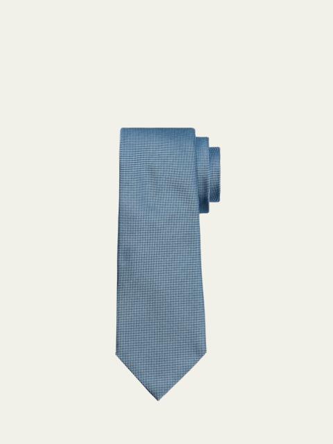 Men's Pindot Silk Tie