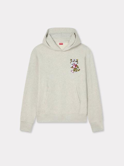 'KENZO Wild Tiger' embroidered hoodie in cotton