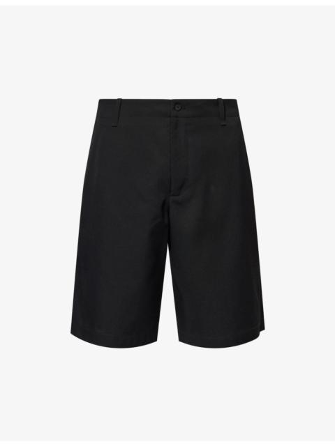 Camargue Relaxed-Fit Wool Shorts