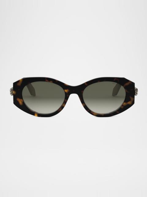 Serpenti Oval Sunglasses