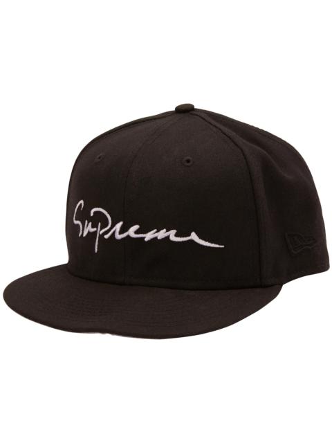 Supreme Classic Script New Era Cap Black