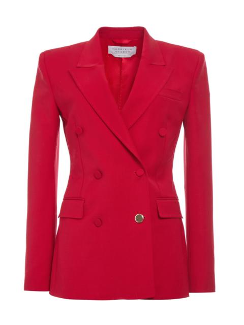 Gavin Blazer in Scarlet Red Sportswear Wool