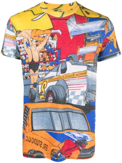 graphic-print cotton T-shirt