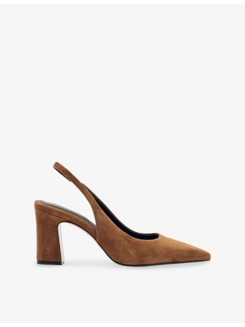 Lorena Suede Slingback Courts