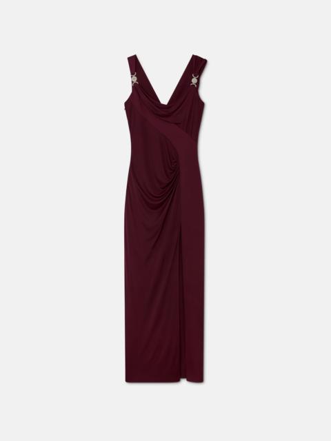 Viscose-Jersey Draped Gown