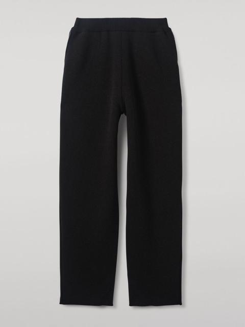 Double Faced Grey Tapered Joggers