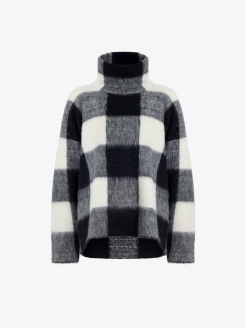Kai Top in Brushed Glenplaid Knit
