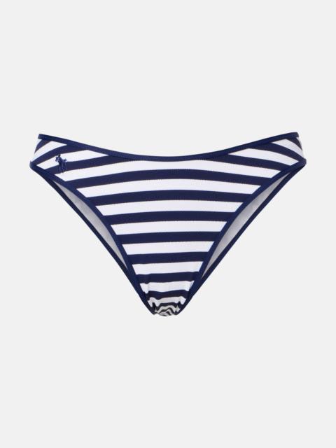 Striped bikini bottoms