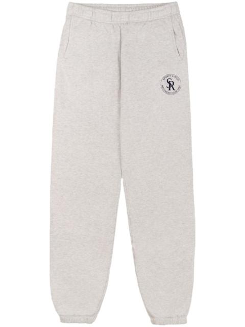 S&R logo cotton blend sweatpants