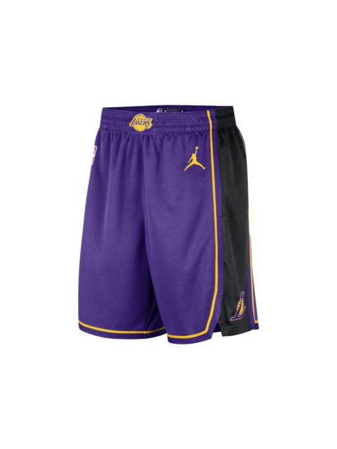Jordan NBA Los Angeles Lakers Statement Edition Swingman Dri-FIT Shorts Purple/Yellow