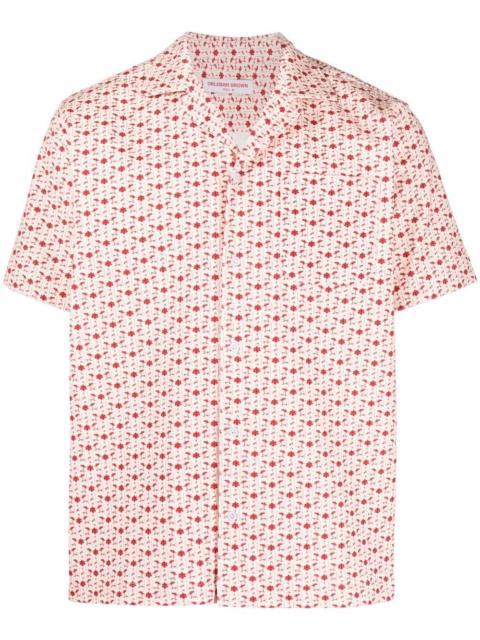 Marne Cord bandana corduroy shirt