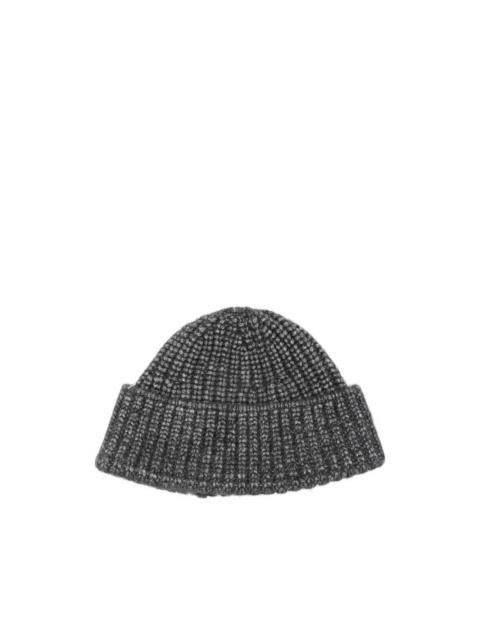 ribbed beanie hat
