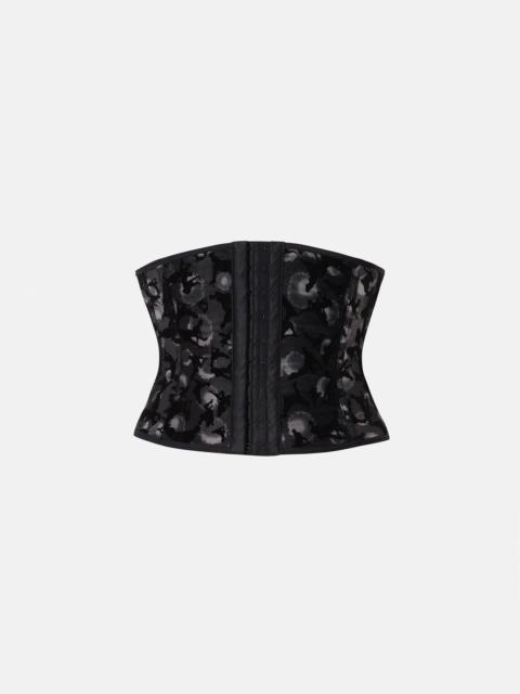 WAIST TRAINER BLACK LEOPARD PRINT