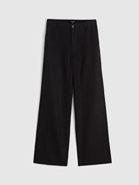 The Zoe Relaxed Straight Pant in 100% Linen