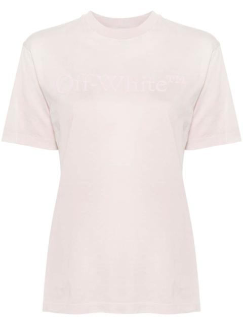 logo-print ombrÃ© T-shirt