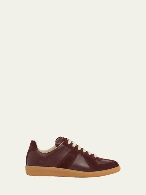 Replica Suede & Leather Sneakers