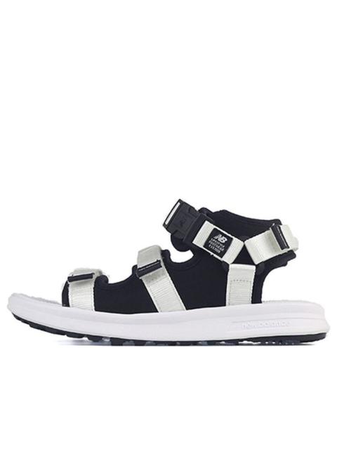 New Balance Open Toe Flat Heel Sports Unisex White Sandals SD750BW