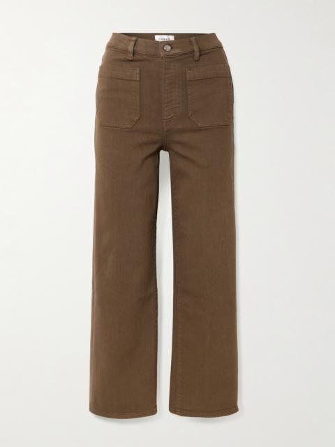 Anchor Cotton-blend Straight-leg Pants