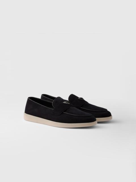 Suede loafers