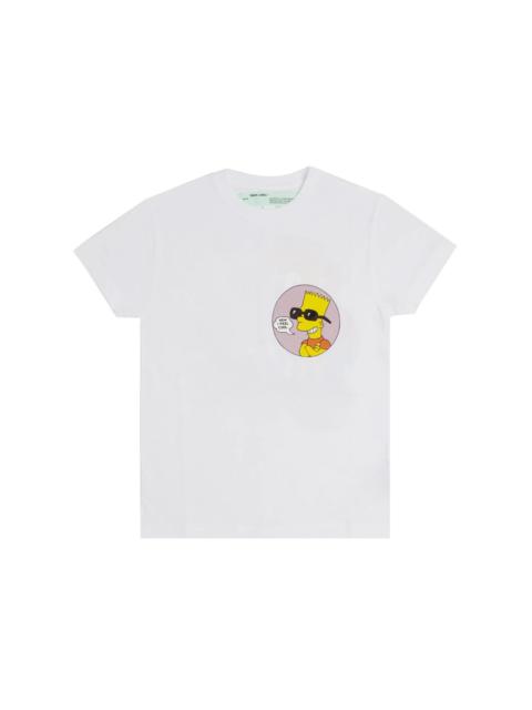 OFF-WHITE Bart Public Enemy T-Shirt White