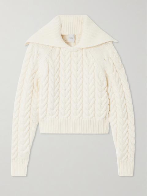 Sailor Cable-knit Merino Wool Sweater