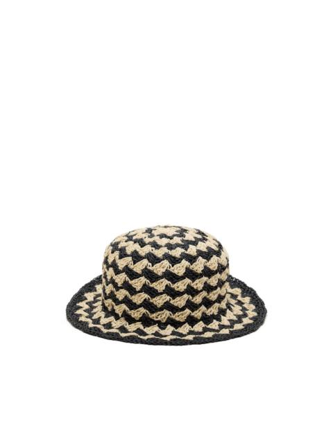 patterned sun hat