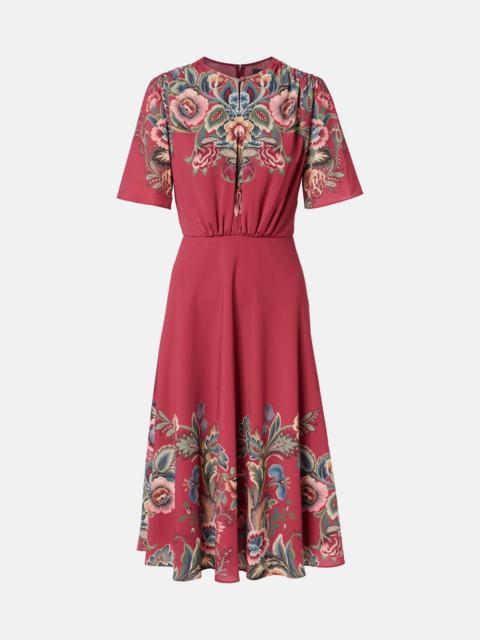 Paisley crêpe jersey maxi dress