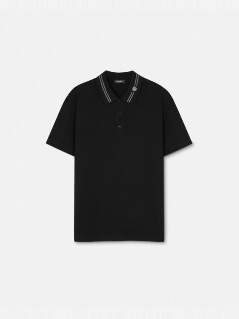 Embroidered Medusa Polo Shirt