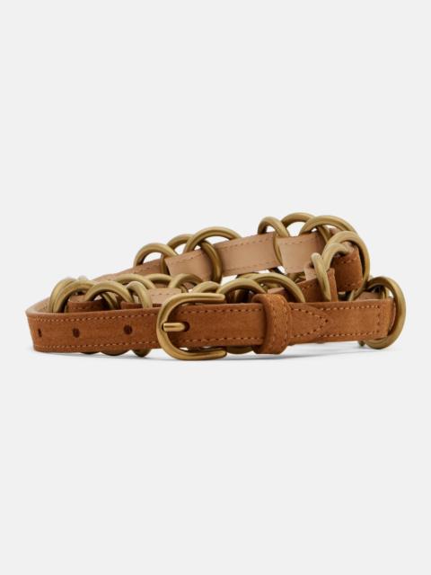 Livo embellished suede belt
