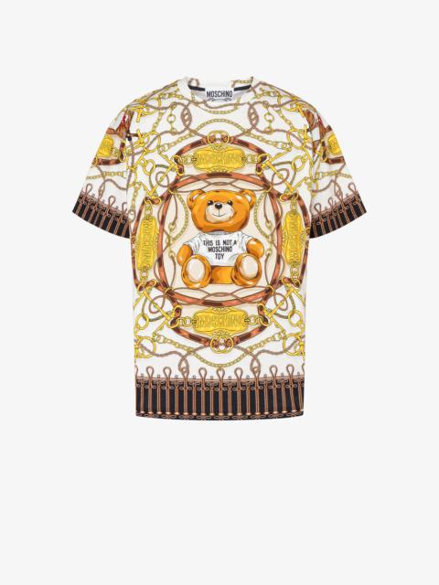 MILITARY TEDDY SCARF-PRINT T-SHIRT