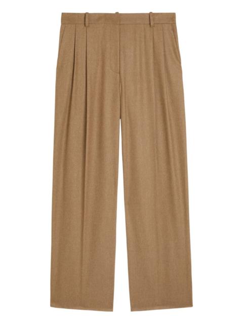 August pleated tailored trousers