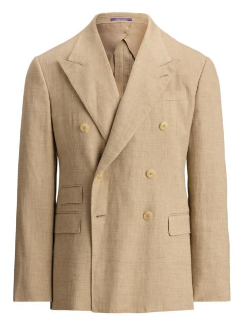 double-breasted blazer