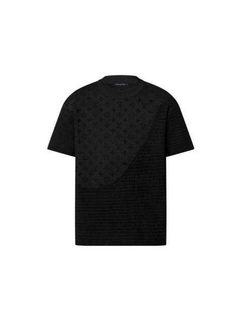 Louis Vuitton Graphic Jacquard Short-Sleeved Crewneck Black