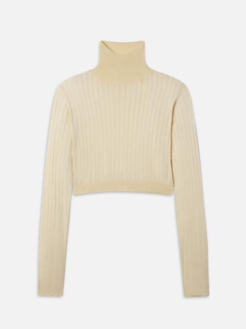 The Crop Fitted Turtleneck