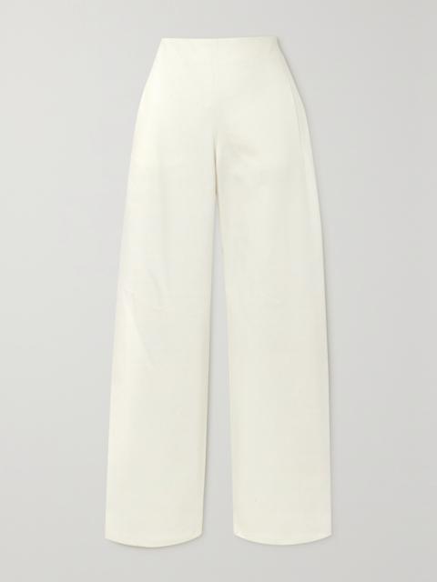 + Net Sustain Jagger Wide-leg Organic Cotton-blend Pants
