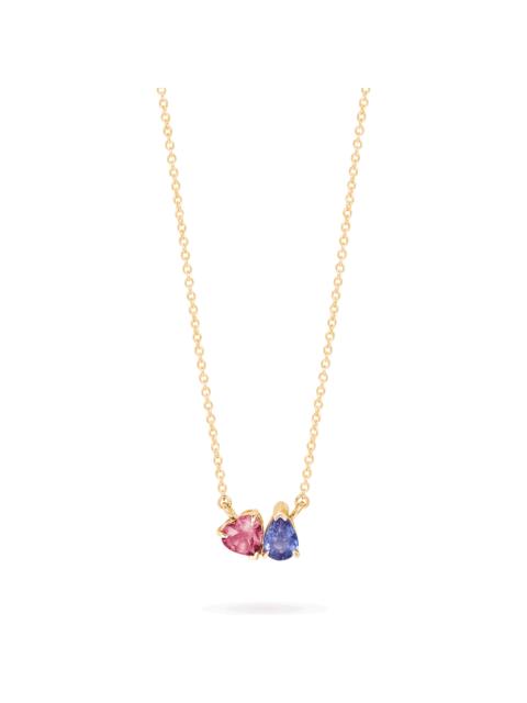 Just the Two of Us Geranium Necklace