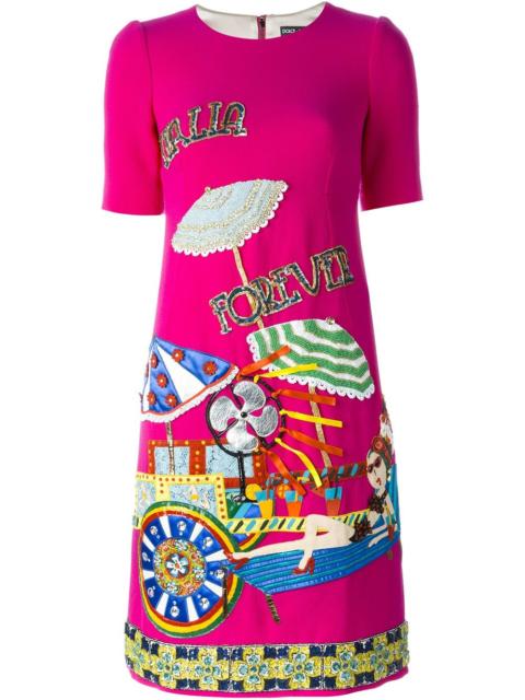 embellished A-line dress