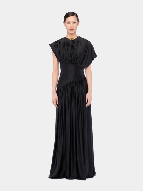 LONG DRESS WITH RUCHED DETAILS