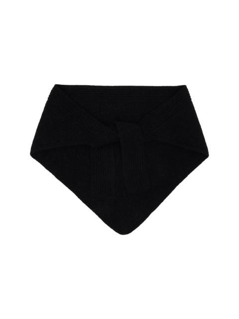 Black 'The Gros Grain' Shawl Scarf