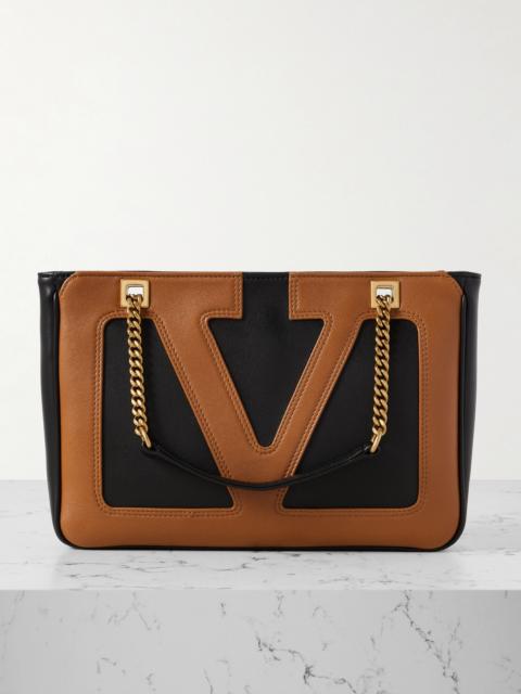 Viva Superstar Two-tone Leather Shoulder Bag