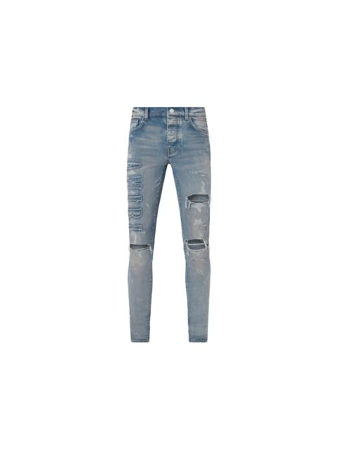 AMIRI Logo Applique Jeans Clay Indigo