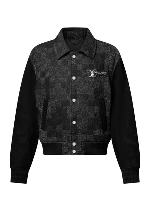 Mix Leather Varsity Blouson