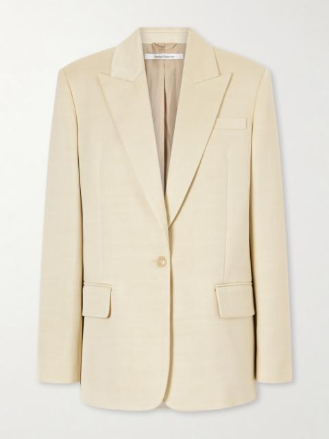 Oversized Twill Blazer