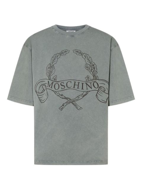 laurel crown graphic-print T-shirt