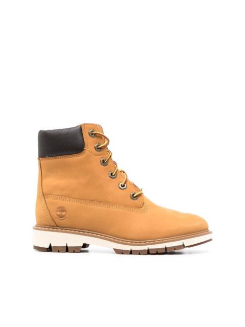 Lucia lace-up suede boots