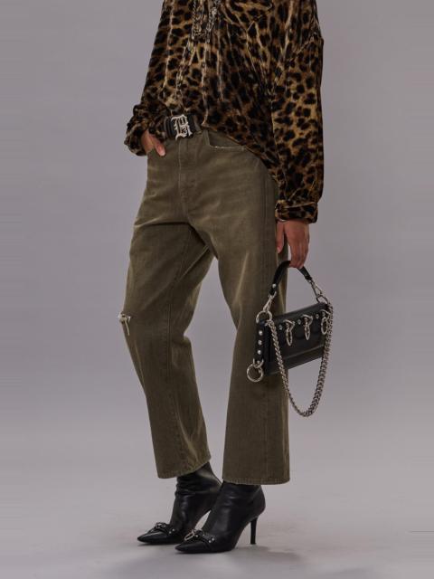 X-BOYFRIEND JEAN - VINTAGE OLIVE DRAB