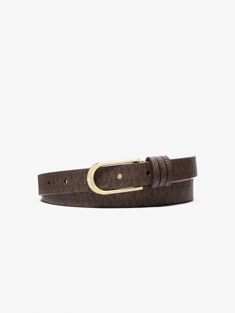 Signature Logo Skinny Belt