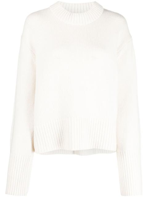 crew-neck cashmere jumper