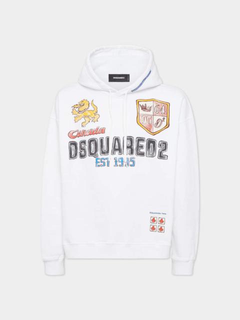 RELAX FIT HAND-DRAWN HOODIE